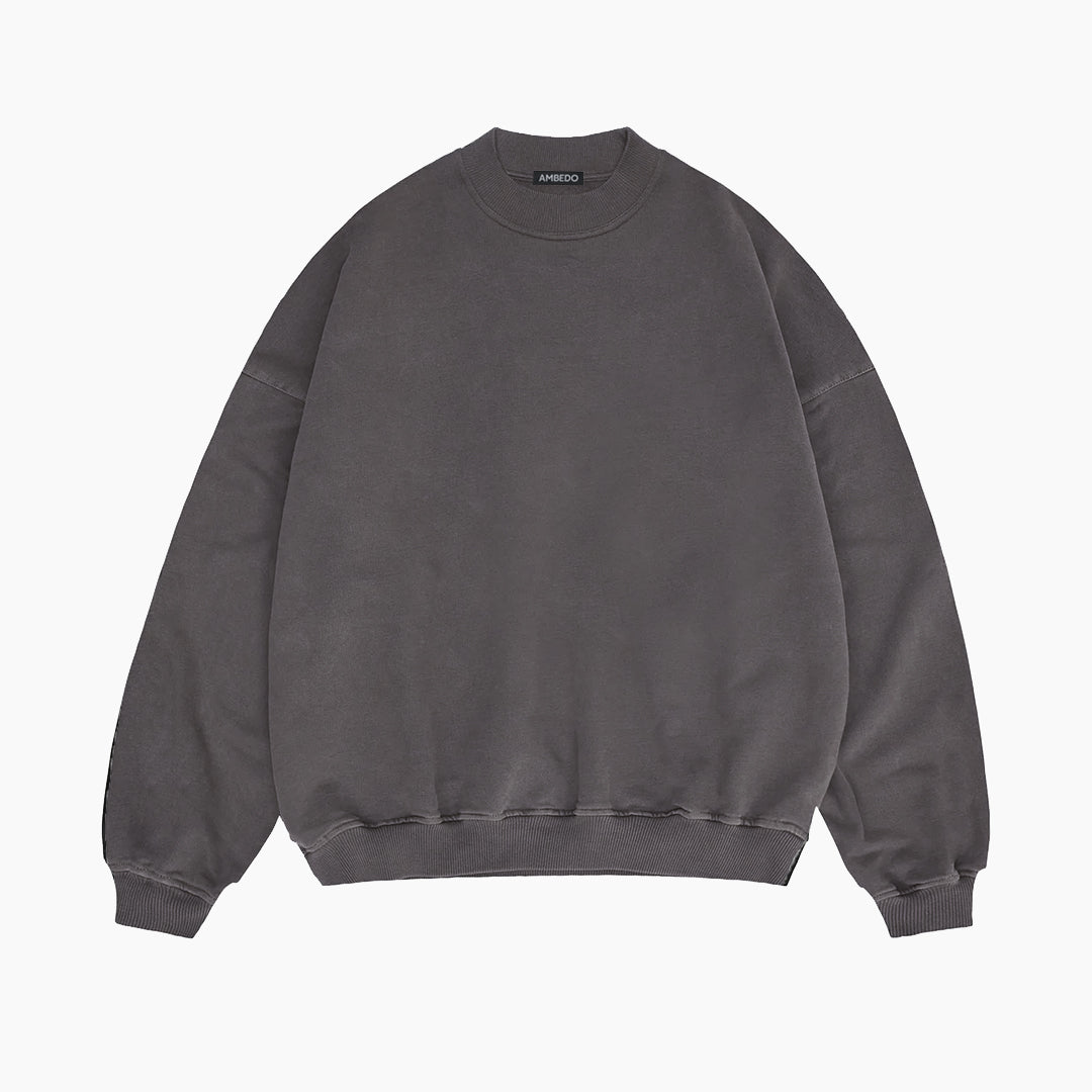 BLANK SWEATSHIRT - ASH