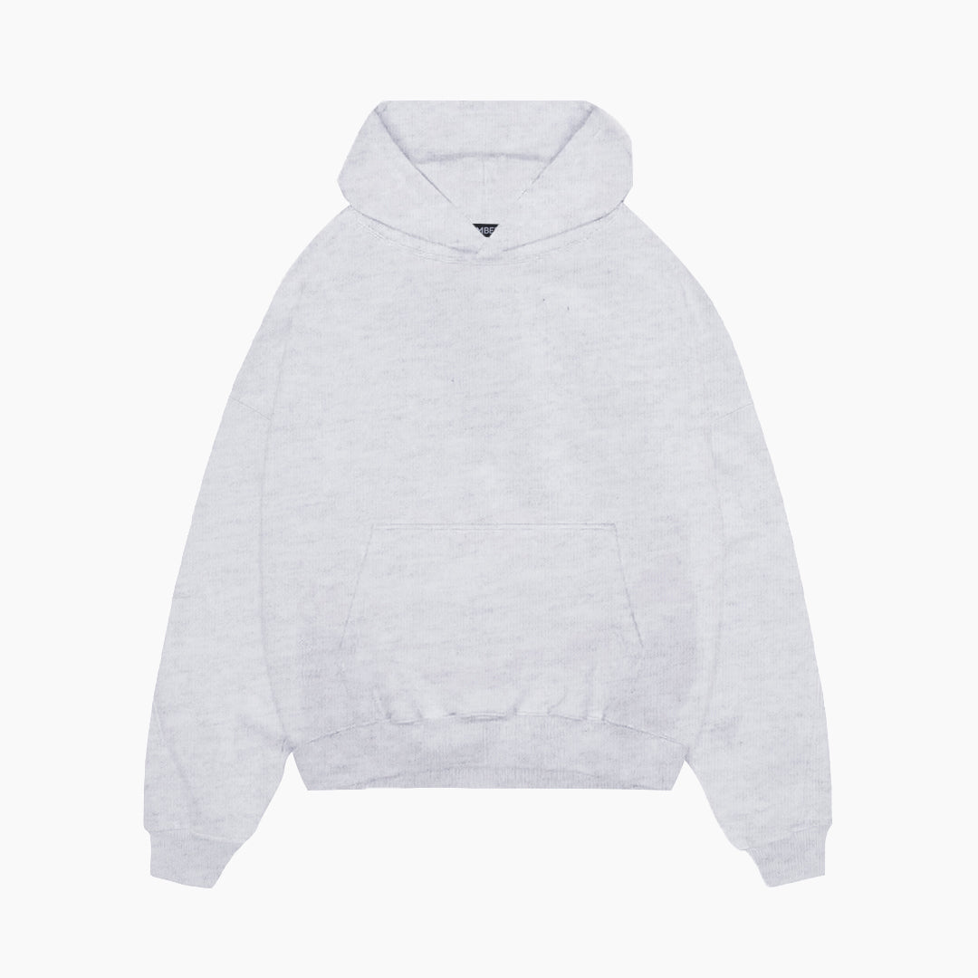 BLANK HOODIE - GREY MARL